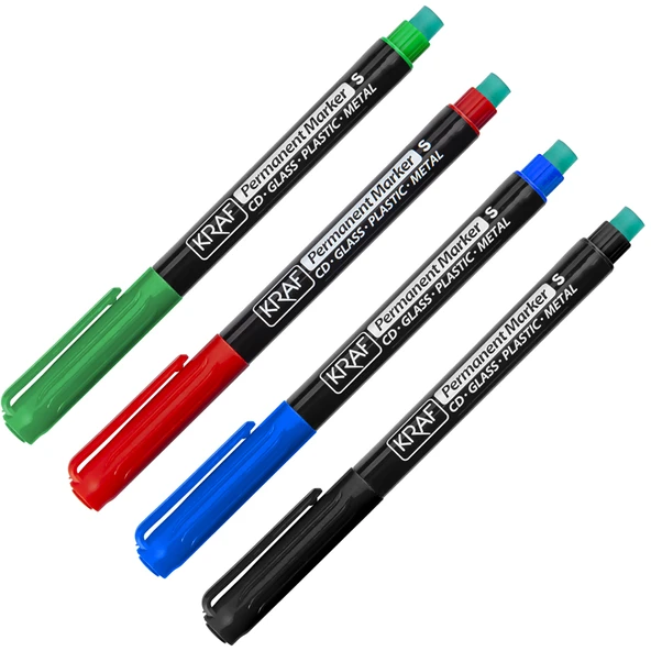 Kraf Asetat Kalemi Silgili (S) 270 Kırmızı 12’li - 2
