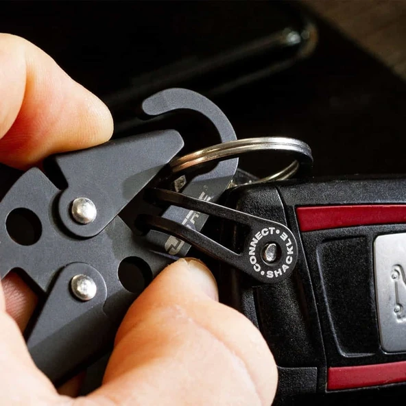 TRUE UTILITY Doubletrap 2 Karabina Anahtarlık (TU 916K) - Resim 4