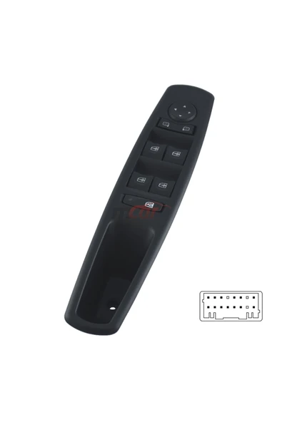 AEM AN 732 Renault Fluence Sol Dörtlü Cam Kaldırma Aparatı ürün görseli