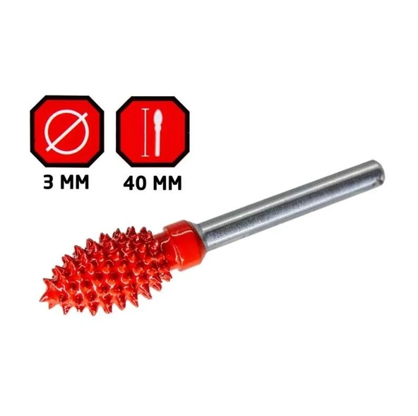 Rox Wood 0279 Karbür Alev Tip Ahşap Şekillendirme Törpü ürün görseli