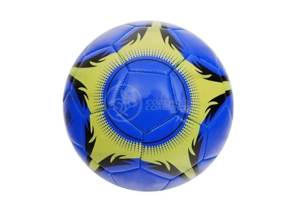 Parlak Futbol Topu Eğitim veya Maç Topu Dikişli Futbol Topu 5 Numara - 2