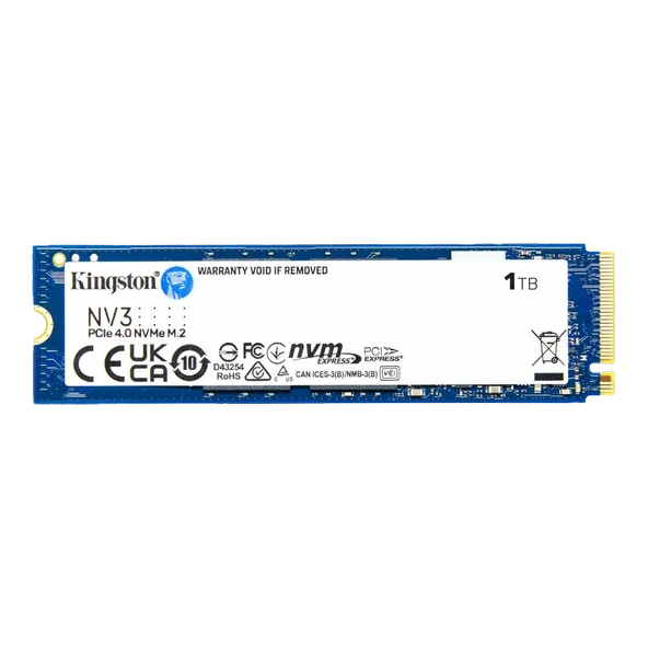Kingston 1TB NV3 Gen4x4 NVMe M.2 SSD (6000MB Okuma / 4000MB Yazma) - 2