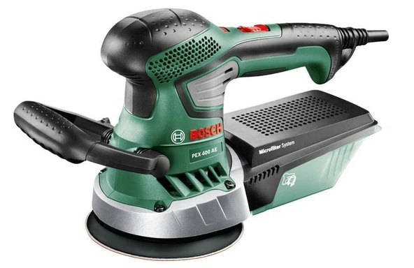 BOSCH PEX 400 AE Eksantrik Zımpara Makinası 370 Watt ürün görseli