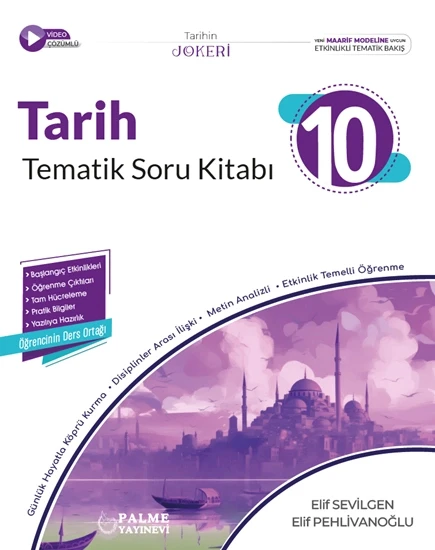 PALME YAYINEVİ 10.SINIF JOKER TARİH TEMATİK SORU BANKASI ürün görseli