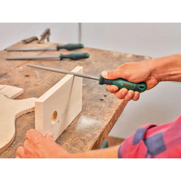 BOSCH Ahşap Törpü Eğe Seti 3 Parça - Resim 2