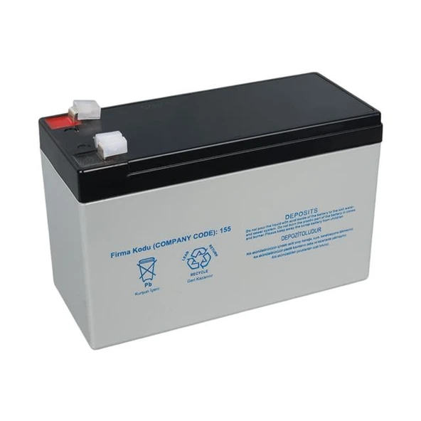 Yokohama YH-127.2 12 Volt - 7.2 Amper UPS'ler İçin Akü (150X65x90 Mm) - 3