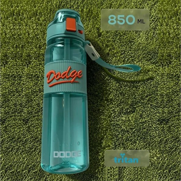 Dodge Su Matarası Tritan Turkuaz 850Ml - 9