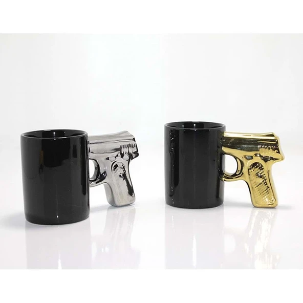 Porselen Silahlı Kupa Bardak ürün görseli 1