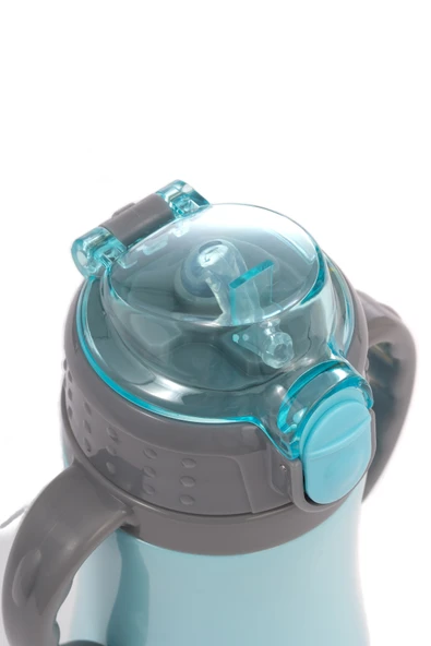 Çocuk Termosu - 280 ml | Sızdırmaz Çift Cidarlı, Vakum Yalıtımlı | Paslanmaz Çelik Pipetli Termos - Resim 3