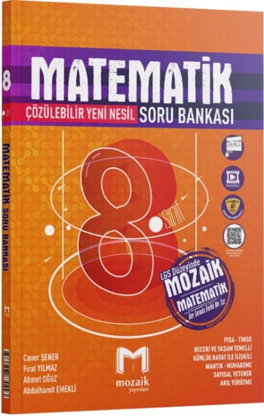 Mozaik Yayınları 8. Sınıf Matematik Soru Bankası ürün görseli