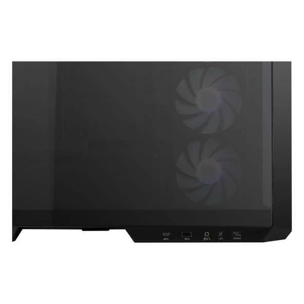 MSI MAG Pano M100R PZ USB 3.2 ARGB mATX Micro Tower Siyah Kasa - Resim 5