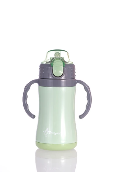 Çocuk Termosu - 280 ml | Sızdırmaz Çift Cidarlı, Vakum Yalıtımlı | Paslanmaz Çelik Pipetli Termos ürün görseli