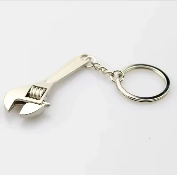 Fonksiyonel İngiliz Anahtarı Şeklinde Anahtarlık - Resim 3