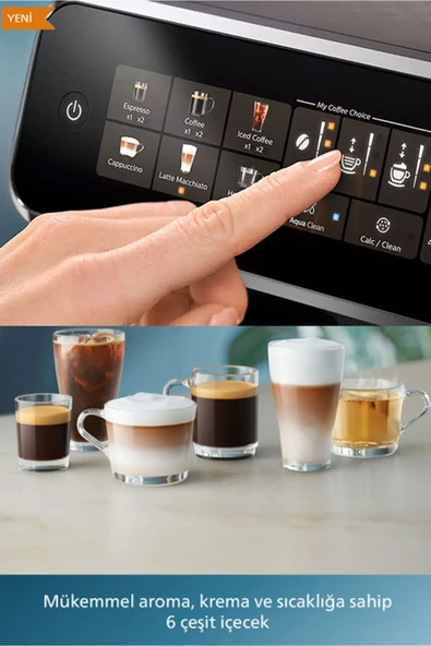 Philips 3300 Serisi LatteGo EP3347/90 Tam Otomatik Espresso Makinesi - 5
