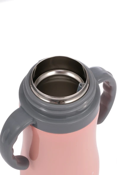 Çocuk Termosu - 280 ml | Sızdırmaz Çift Cidarlı, Vakum Yalıtımlı | Paslanmaz Çelik Pipetli Termos - Resim 8