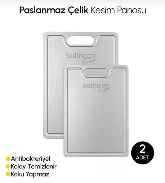 2 Li Kesim Panosu Çelik Kesme Panosu Paslanmaz Kesim Panosu - 3