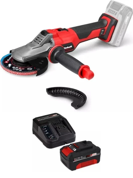 Einhell TP-AG 18/125 F Li BL 1x4.0ah PROFESYONEL Kömürsüz Akülü Açılı Taşlama Makinesi ürün görseli