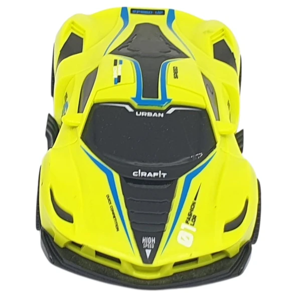 Sürtmeli Drift Arabalar 15 cm - D400-52 - Sarı - 4