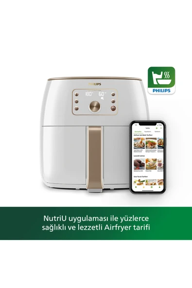 Philips Airfryer XXL HD9870/20 Premium 7.3 lt Yağsız Fritöz - Resim 2