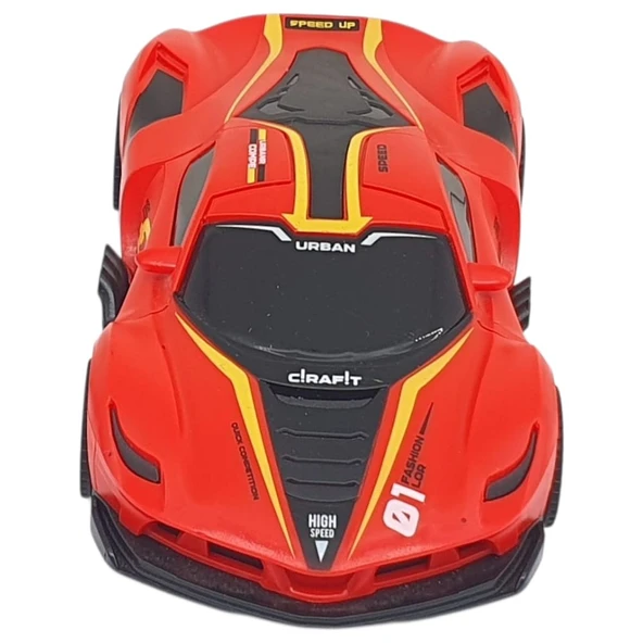 Sürtmeli Drift Arabalar 15 cm - D400-52 - Kırmızı - Resim 4