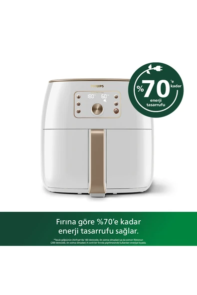 Philips Airfryer XXL HD9870/20 Premium 7.3 lt Yağsız Fritöz - Resim 6