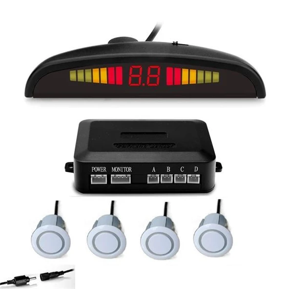 Aem Park Sensörü Ekranlı 22mm Beyaz ürün görseli