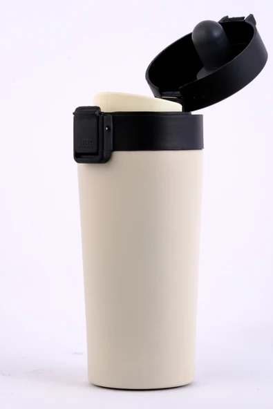 Termos Mug - 380ml, 6 Saat Sıcak & 12 Saat Soğuk Tutma, SUS304 Çelik, BPA Free - Resim 5