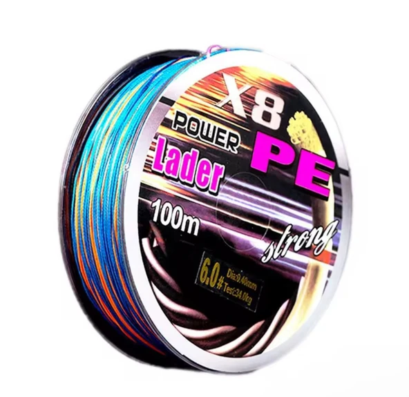 MİSİNA 100MT POLIETILEN 8 ÖRGÜLÜ 6.0 İP ürün görseli 1