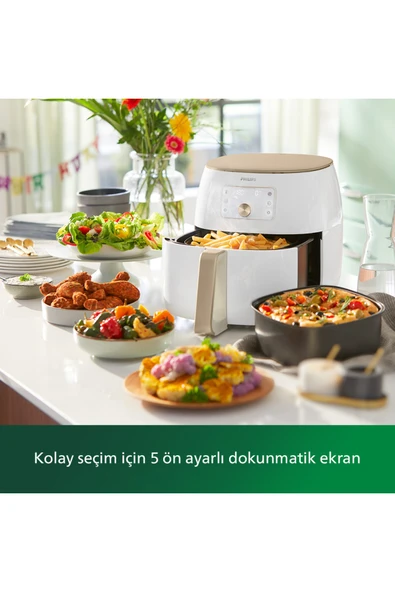 Philips Airfryer XXL HD9870/20 Premium 7.3 lt Yağsız Fritöz - Resim 3