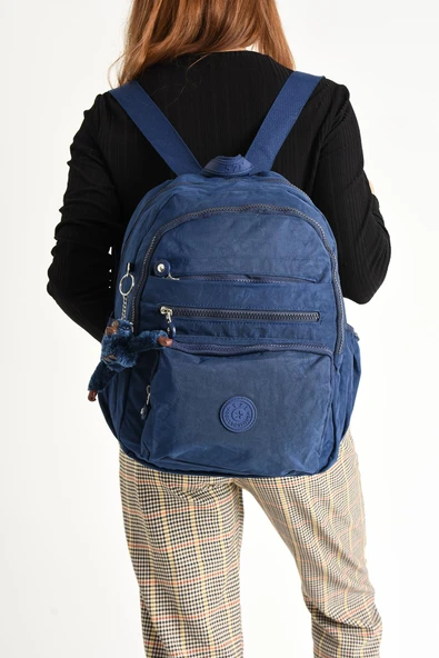 Ultra Hafif Orta Boy Sırt Çantası Çok Cepli Unisex Laci  (Model: 571-4B) - Resim 3