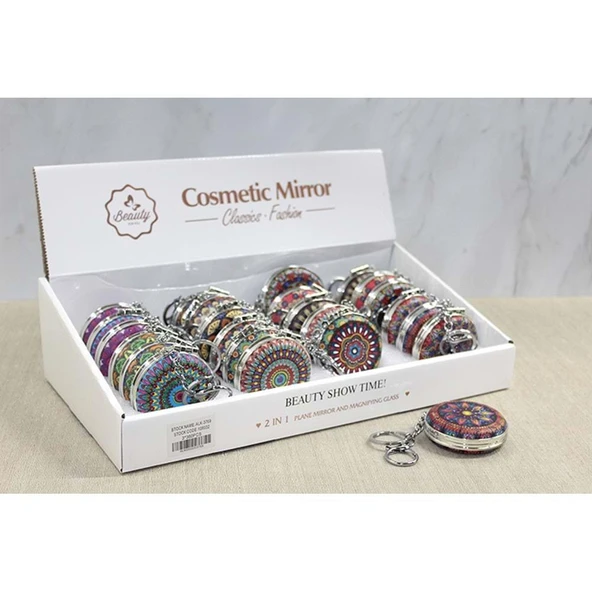 Taşlı El Aynası Anahtarlık ürün görseli 1