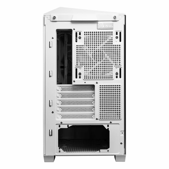 MSI MAG Pano M100R PZ USB 3.2 ARGB mATX Micro Tower Beyaz Kasa - Resim 7