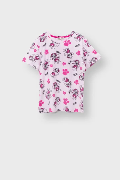 Sevimli Skye Kız Çocuk Pijama Takımı (Karakter Desenli) - Resim 2