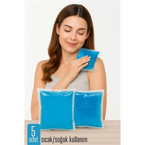 Modacar Sıcak Soğuk Kompres Jel 5 Lİ PAKET Cold Pack Hot Pack Şişlik Önleyici, Kas Rahatlatıcı - 1