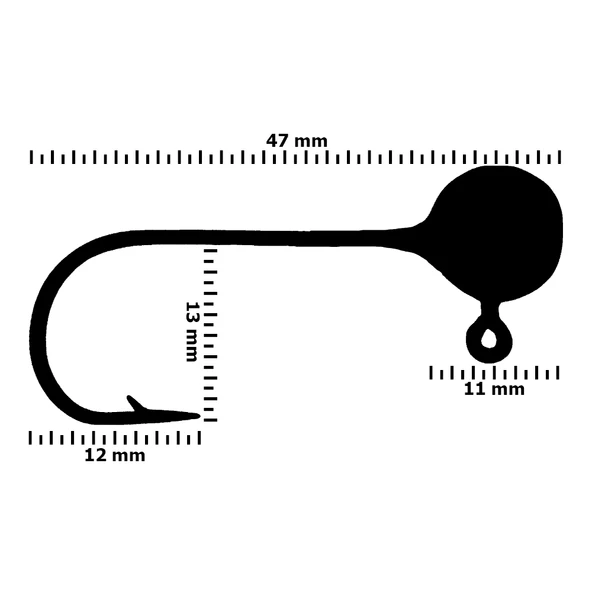 Fishika 2508 #1/0 7,5gr Jig Head - Resim 2