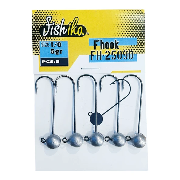Fishika 2509 #1/0 5gr Jig Head ürün görseli