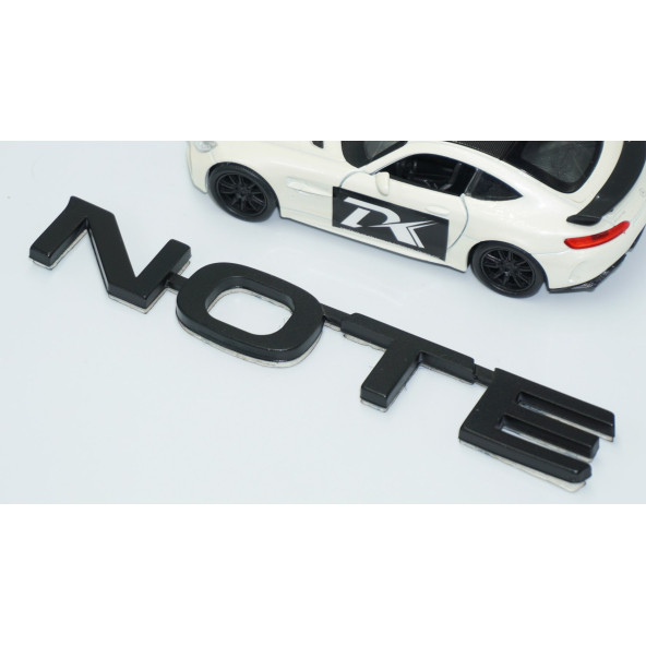 DK Tuning Nissan Note Siyah ABS 3M 3D Bagaj Yazı Logo Arma - 3
