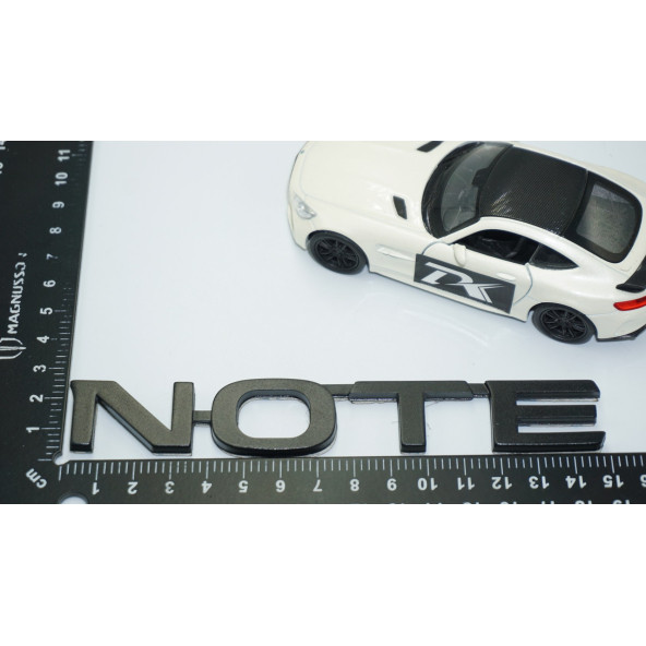 DK Tuning Nissan Note Siyah ABS 3M 3D Bagaj Yazı Logo Arma - 4