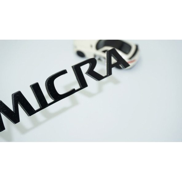 DK Tuning Nissan Micra Siyah ABS 3M 3D Bagaj Yazı Logo Arma