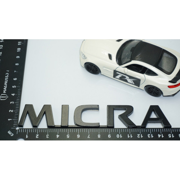 DK Tuning Nissan Micra Siyah ABS 3M 3D Bagaj Yazı Logo Arma - 4