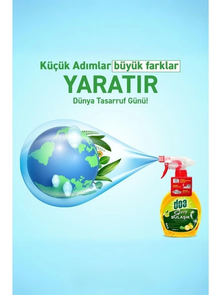 Doa Sprey Bulaşık Deterjanı 500 Ml x 3 Adet - Resim 4