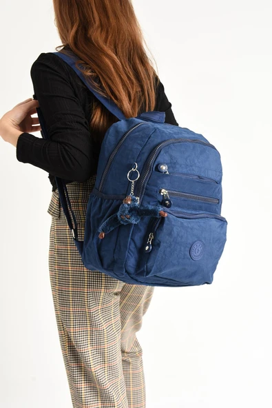 Ultra Hafif Orta Boy Sırt Çantası Çok Cepli Unisex Laci  (Model: 571-4B) ürün görseli