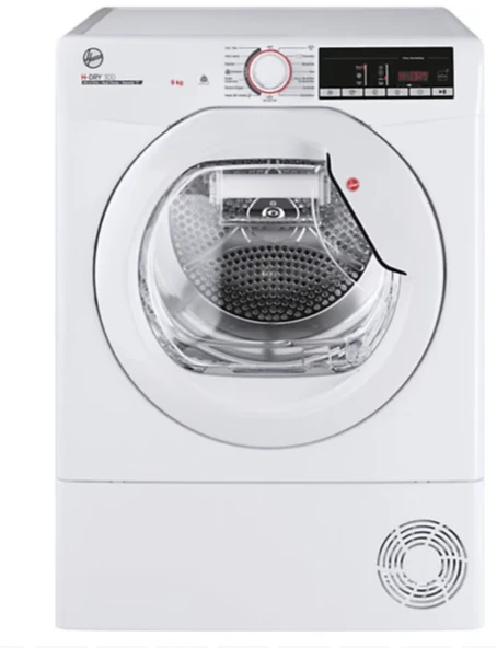 Hoover 9 kg kurutma kapasitesi, Isı pompalı kurutma teknolojisi,  Beyaz gövde, Beyaz kapak - 1
