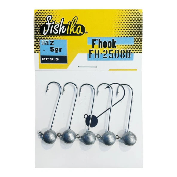 Fishika 2508 #2 5gr Jig Head ürün görseli