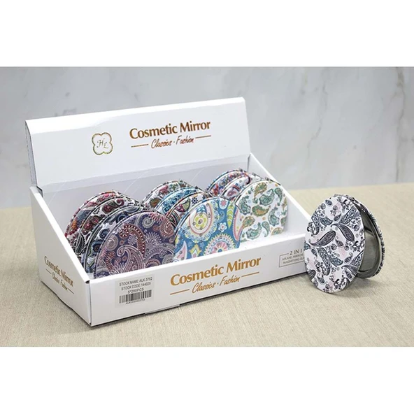 Taşlı El Aynası Oval İnce ürün görseli 1