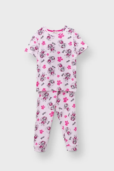 Sevimli Skye Kız Çocuk Pijama Takımı (Karakter Desenli) ürün görseli
