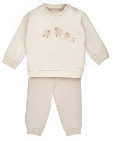 Bebek Alt Üst Takım  %100 Organik Pamuk , Bebek - Yenidoğan- csy8184 - 2