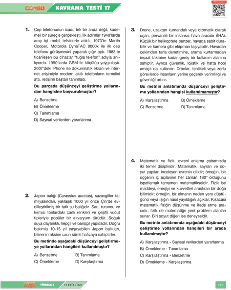 Süper Combo Türkçe 6. Sınıf Soru Bankası - Resim 6