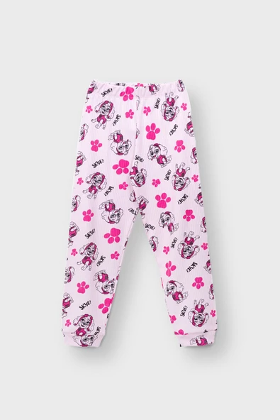 Sevimli Skye Kız Çocuk Pijama Takımı (Karakter Desenli) - Resim 3