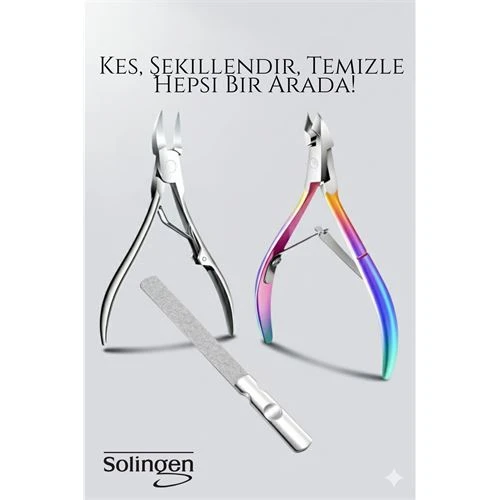 Modacar 3’lü Paslanmaz Manikür Seti – Tırnak Makası, Et Pens, Kavisli Makas | Evde Profesyonel Bakım - 1